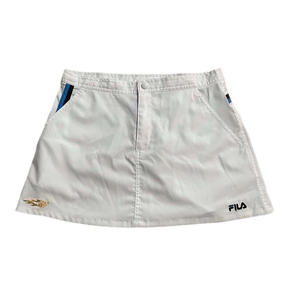 FILA US OPEN white tennis skirt